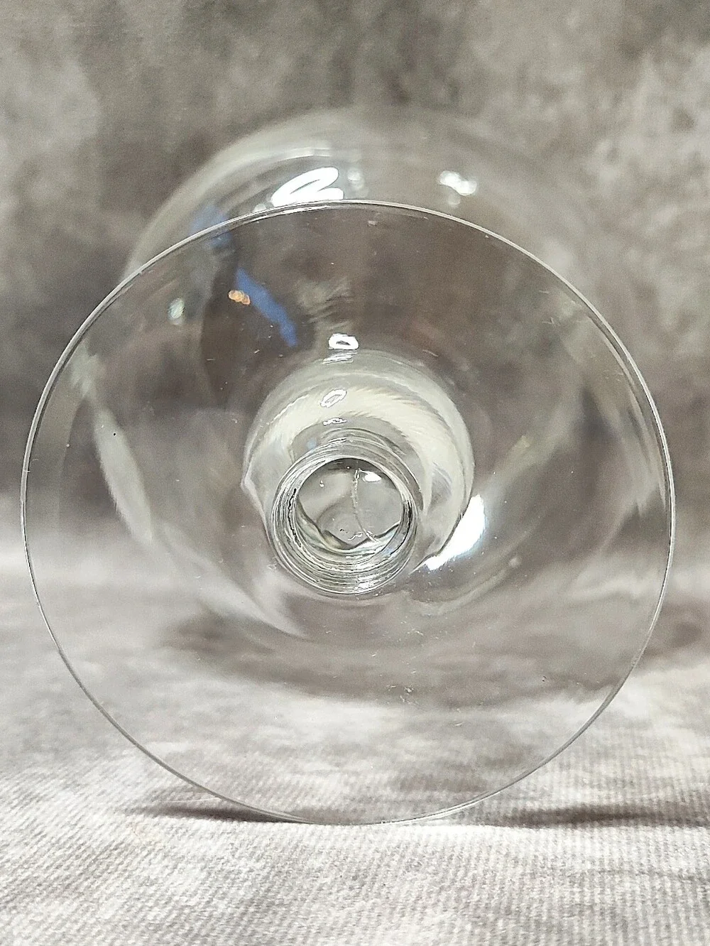 Rose Bowl Etched Cut Glass Ruffled Edge Pedestal Flower Compote Vintage - Picture 4 of 4